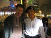 Mark Strange with Jackie Chan on location in Hong Kong!